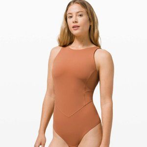Lululemon Align Sleeveless Bodysuit Desert Sun Size 6